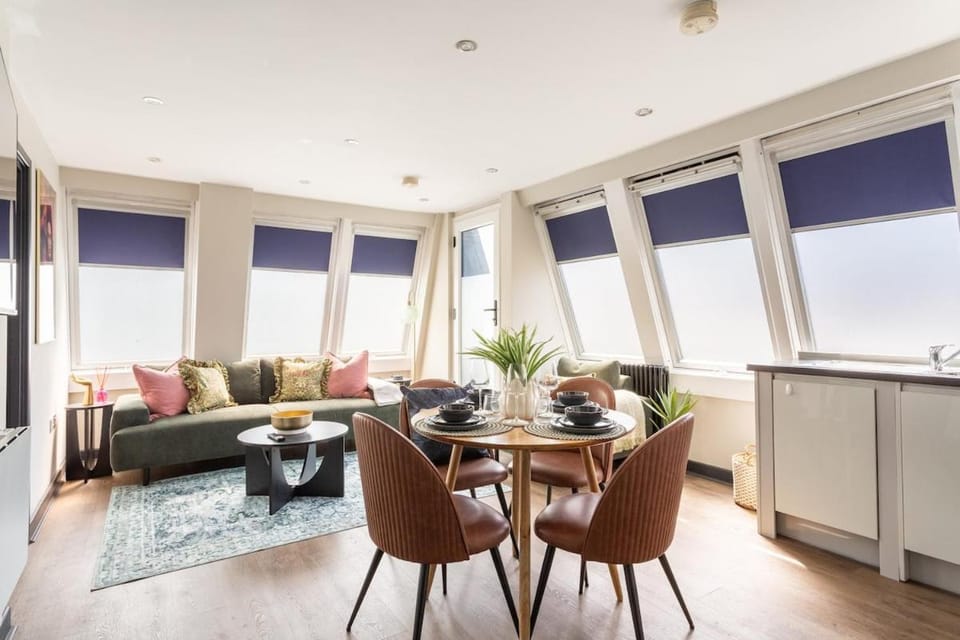 Purple Penthouse Apartment in Brighton