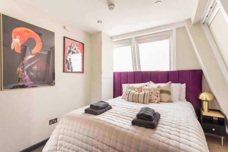 Purple Penthouse Apartment in Brighton