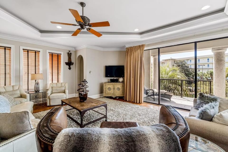 Spacious Beach Home with Pool & Balconies - Short Walk to Private Beach Access House in Miramar Beach