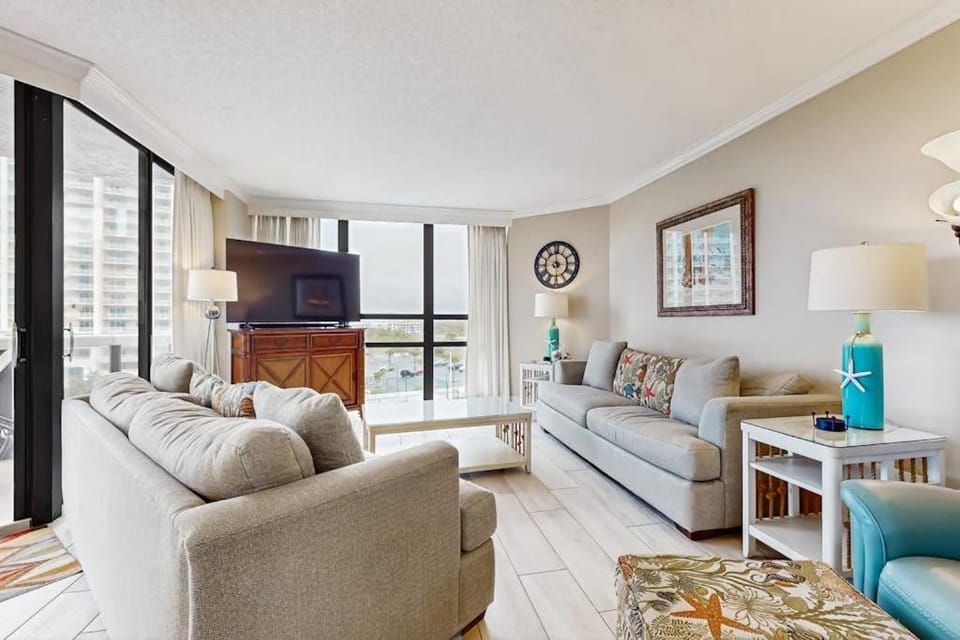 Spacious Condo with Partial Ocean Views Beach Access Pools and Hot Tub House in Miramar Beach