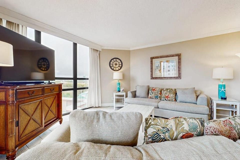 Spacious Condo with Partial Ocean Views Beach Access Pools and Hot Tub House in Miramar Beach