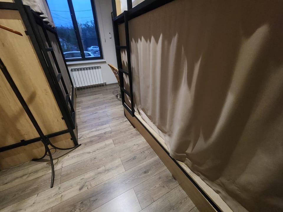 Bed, Photo of the whole room, Bedroom, bunk bed, wardrobe