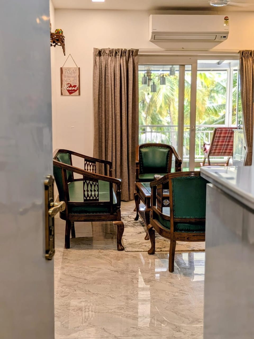 The Palm Retreat Luxe 1bhk Near Thivim Station Apartment in Goa, India