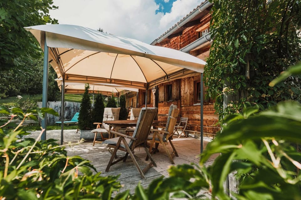 Patio, Garden view, sunbed
