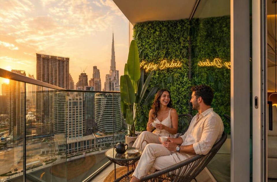 View (from property/room), Balcony/Terrace, City view