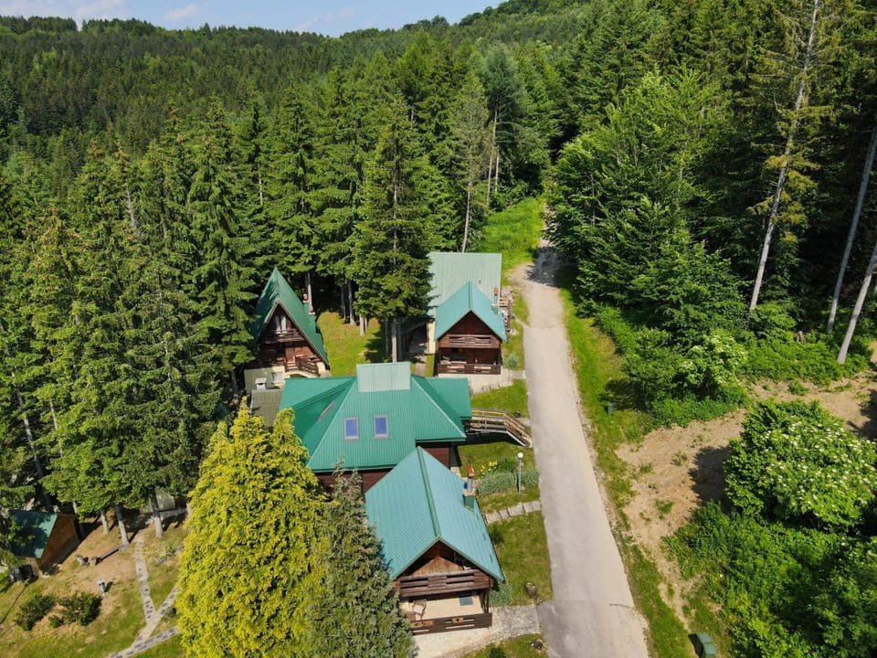 Natural landscape, Bird's eye view, Mountain view
