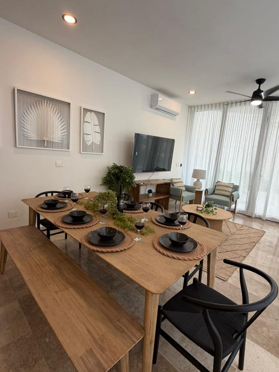 Bajareque Oceanfront Luxury 3 BR Villa Apartment in State of Quintana Roo