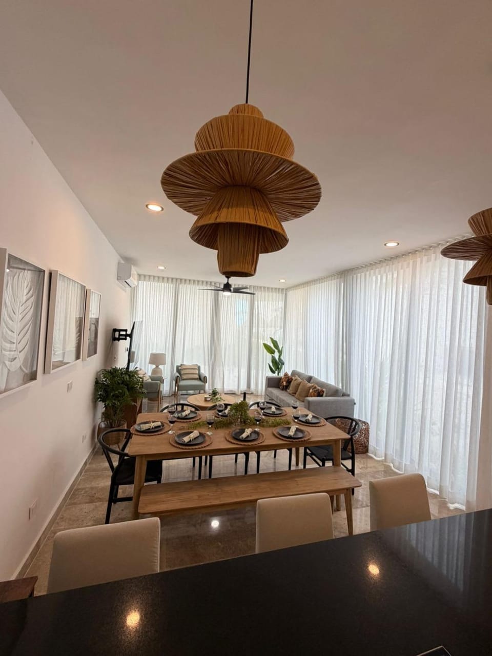 Bajareque Oceanfront Luxury 3 BR Villa Apartment in State of Quintana Roo
