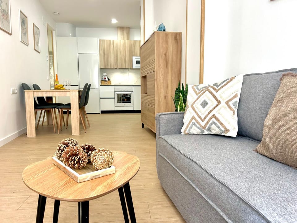 Kitchen or kitchenette, Living room, Seating area, dishwasher, oven, stove