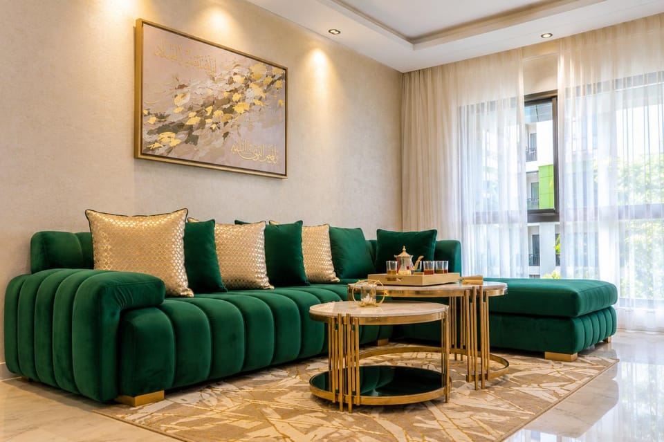 Le Jardin Secret - Pool View Elegance Apartment in Mohammedia
