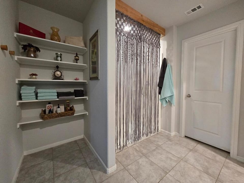 Bathroom, towels, towels