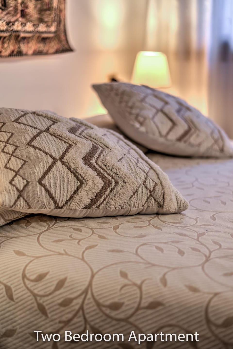 Bed, Decorative detail, Bedroom
