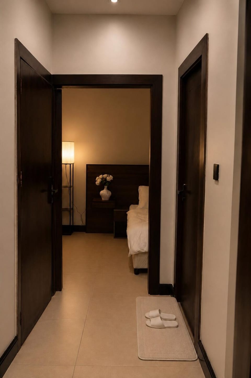 غرفة وصالة مودرن باطلالة الدايري الشمالي وموقف خاص Apartment in Riyadh