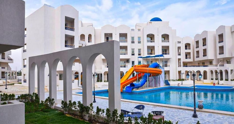 شاليهات سانتوريني الفاخرة بالساحل الشمالي Apartment in Egypt