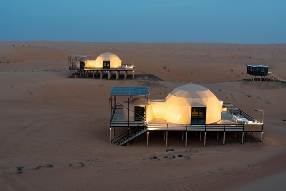The space domes desert camp Luxury tent in Oman