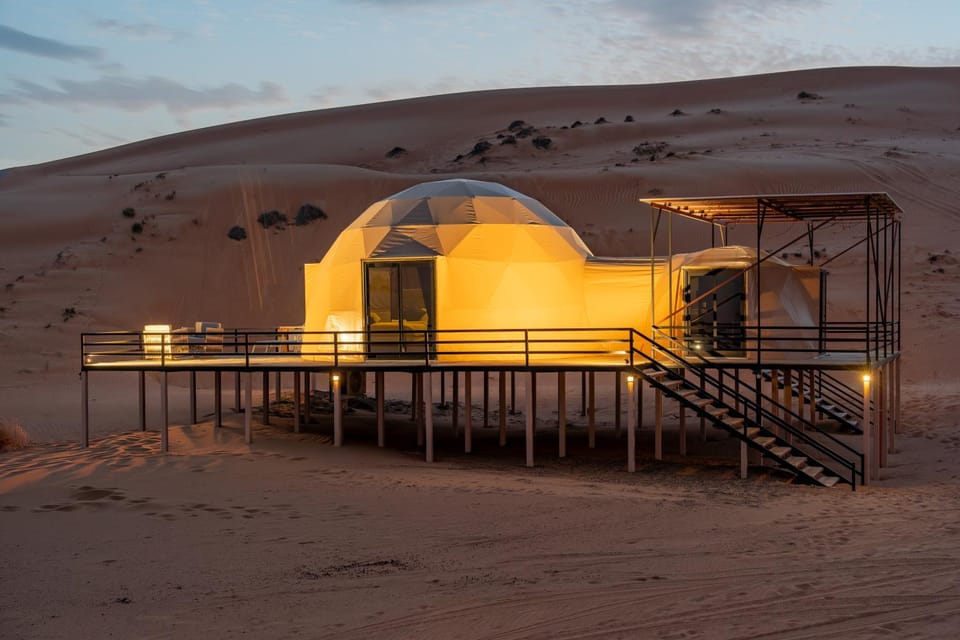 The space domes desert camp Luxury tent in Oman