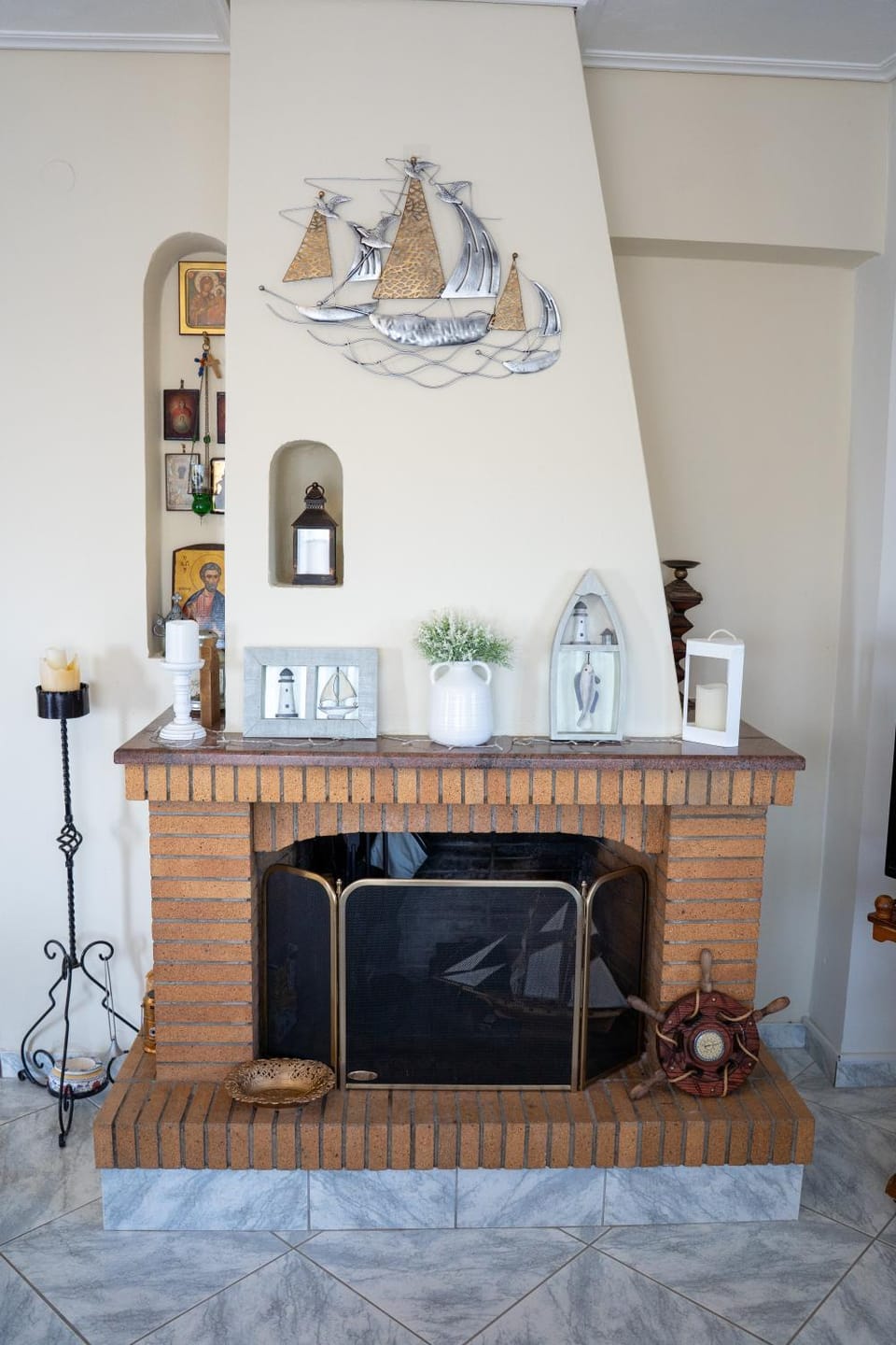 fireplace