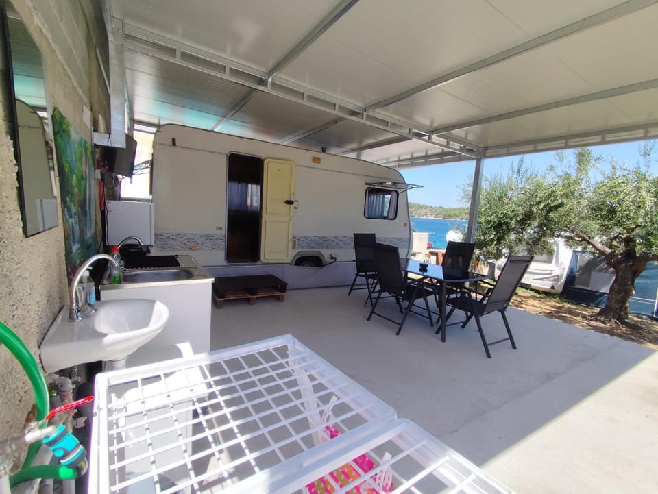 Camper with private toilet and kitchen 3 Apartment in Šibenik-Knin County, Croatia