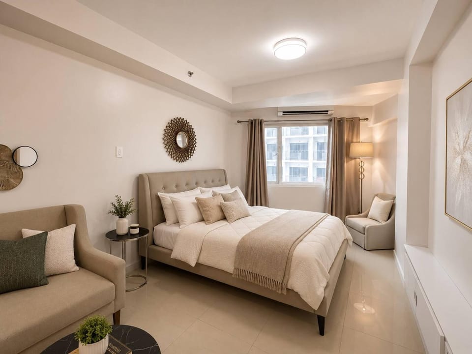Luxury Open Concept Condo Front of Mall Of Asia at Shell Residences Tower B Apartment in Pasay