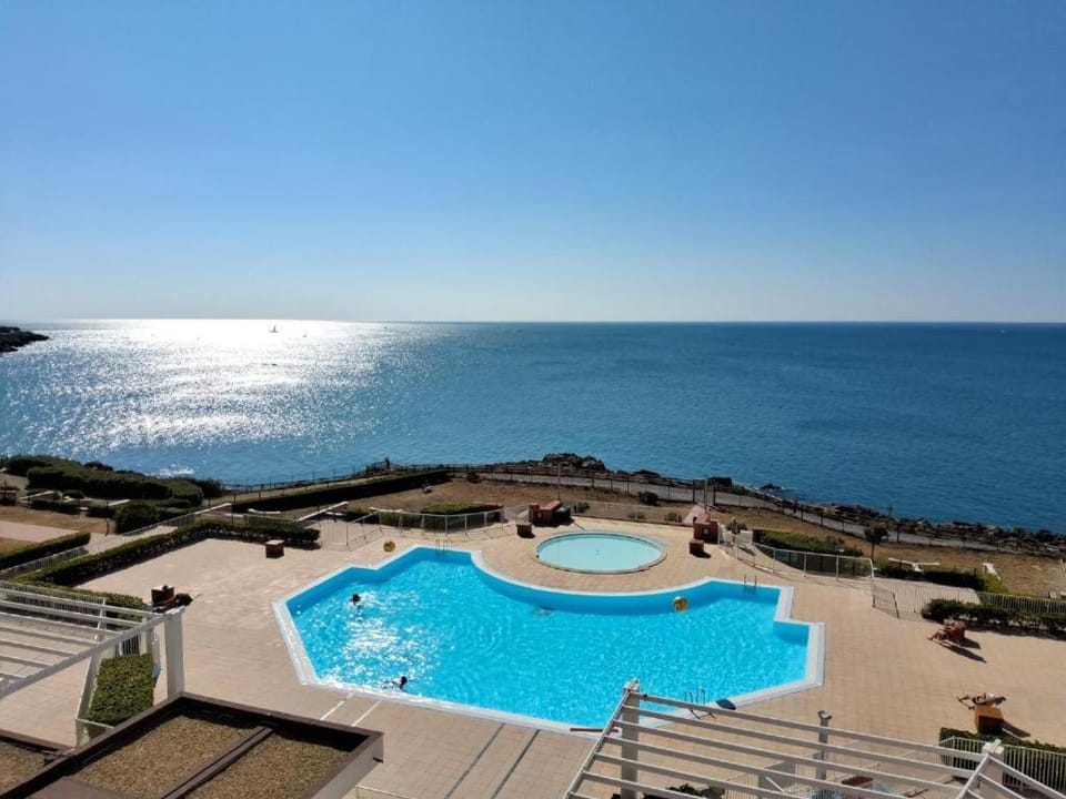 L'Horizon Bleu, Superbe Vue Mer, Piscine, Parking, Climatisation Apartment in Occitanie