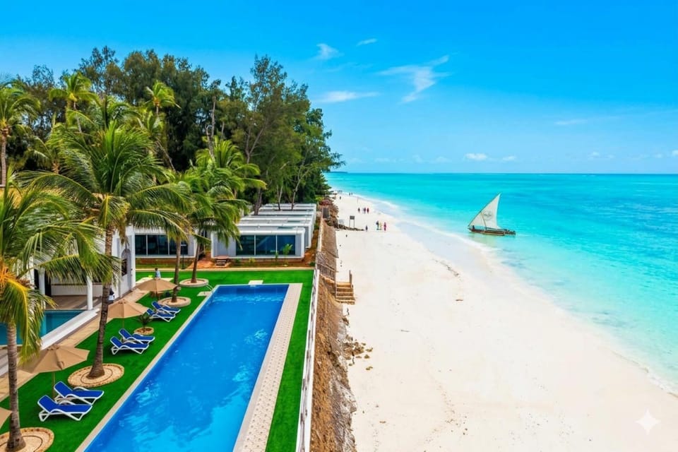 Pool view, Sea view, Swimming pool