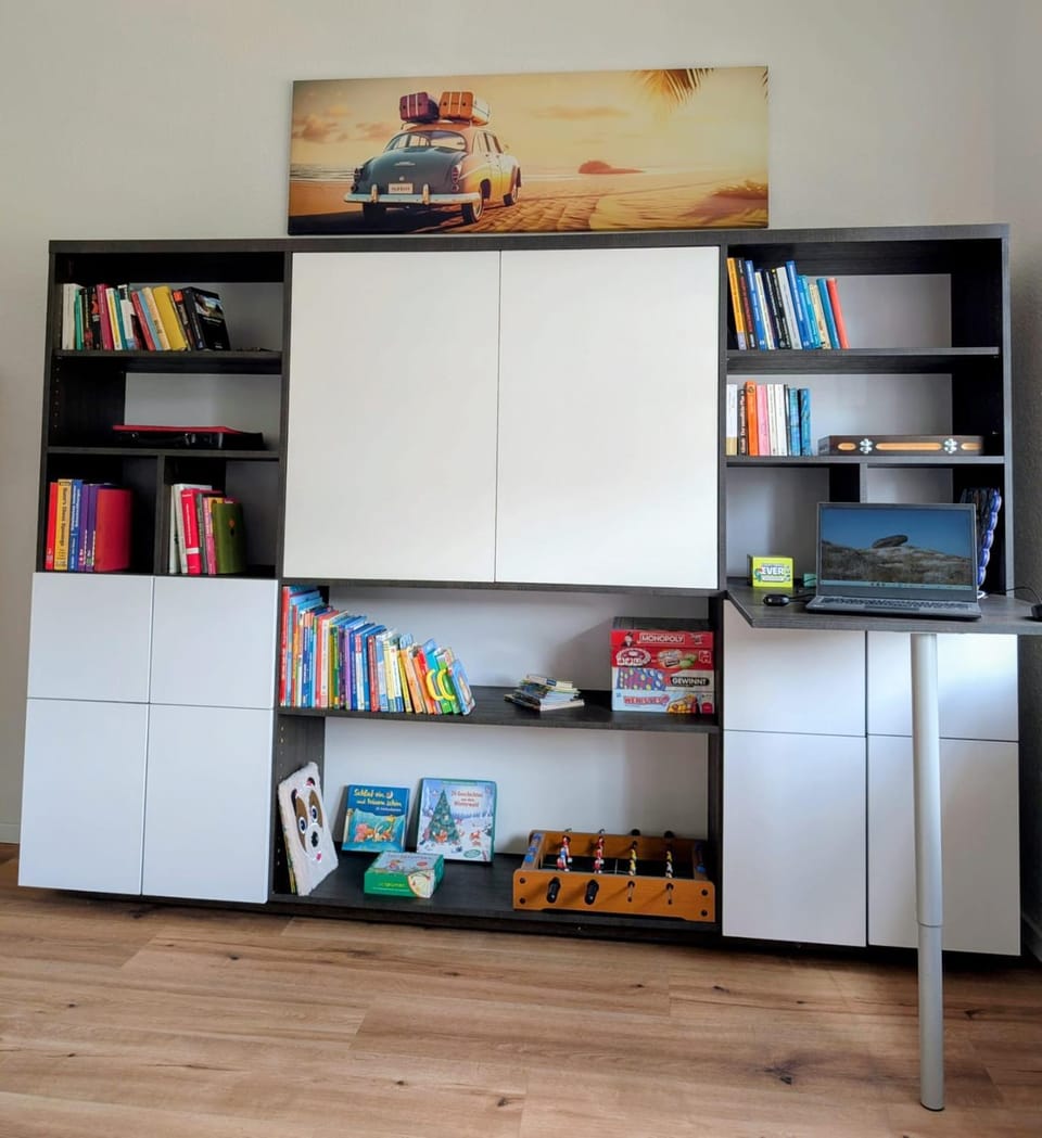 Library, wardrobe