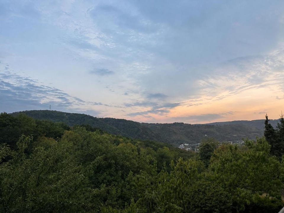 Natural landscape, Mountain view, Sunset