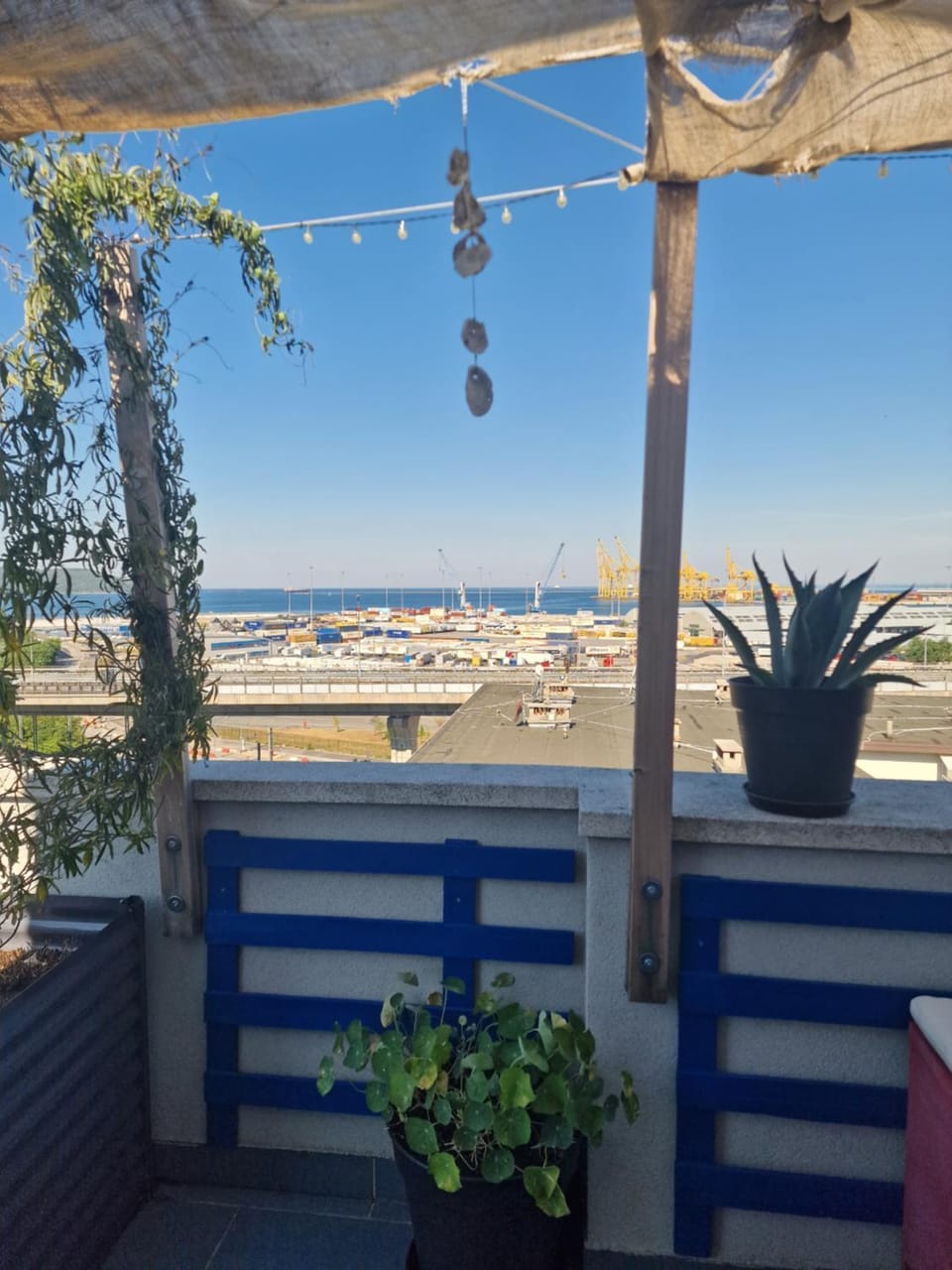 Patio, Day, Natural landscape, View (from property/room), Balcony/Terrace, Sea view