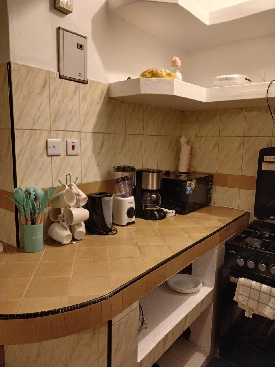 Coffee/tea facilities, Kitchen or kitchenette, toaster