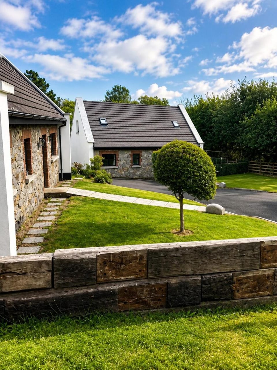 Property building, Garden, Garden view