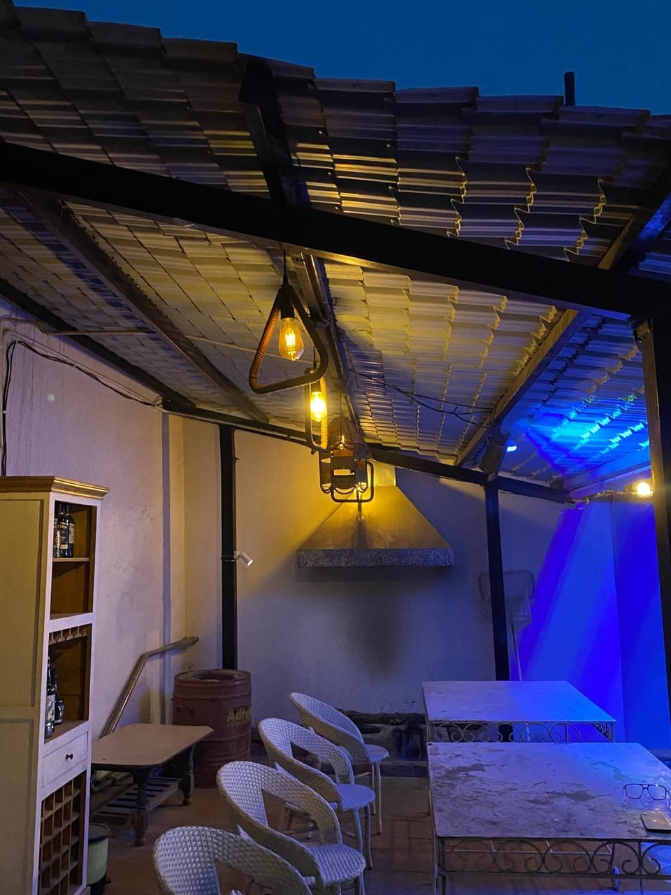 Night, Seating area, minibar