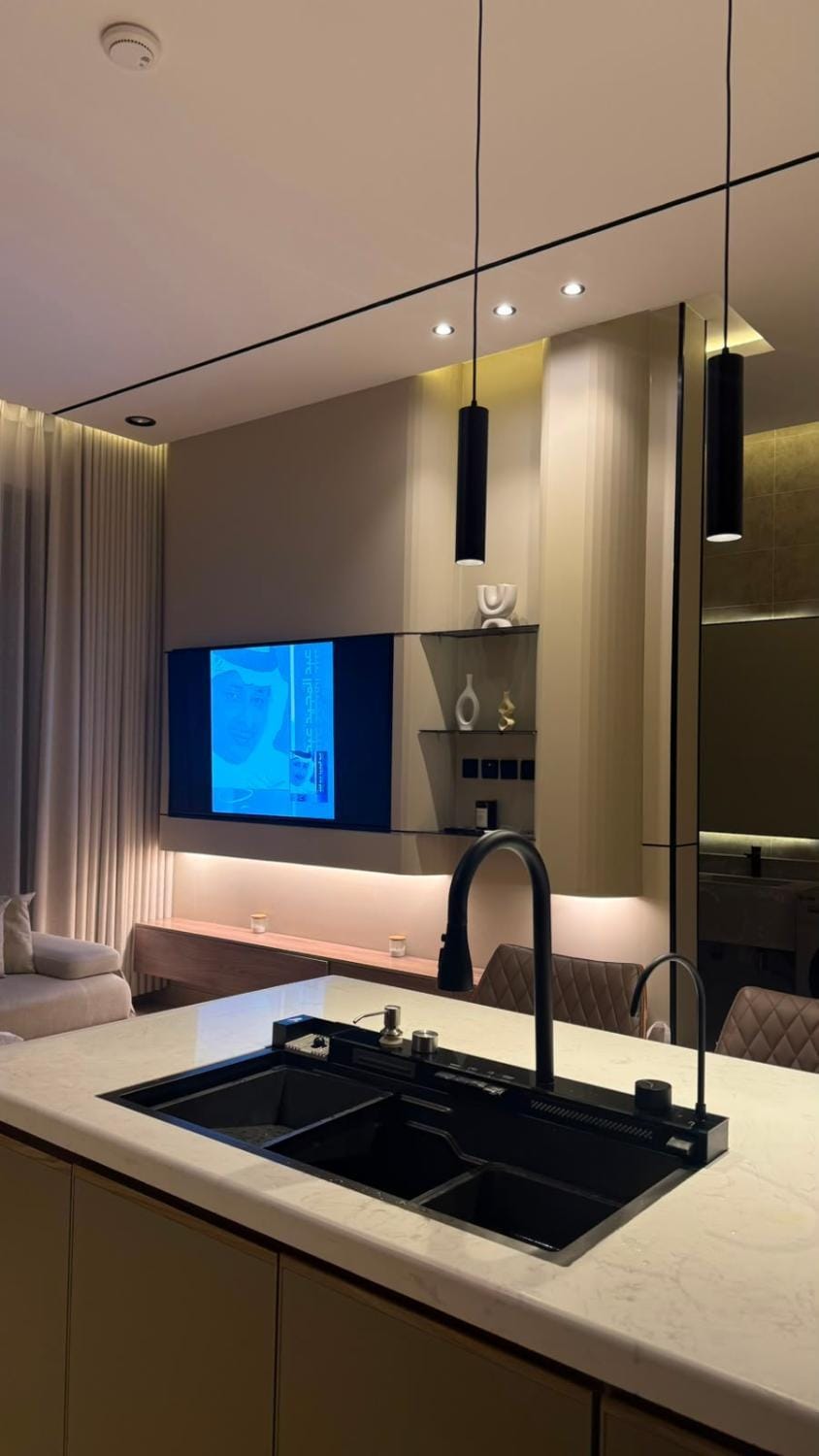 النخيل شقة فاخرة بشرّفة وإطلالة هادئة Apartment in Saudi Arabia