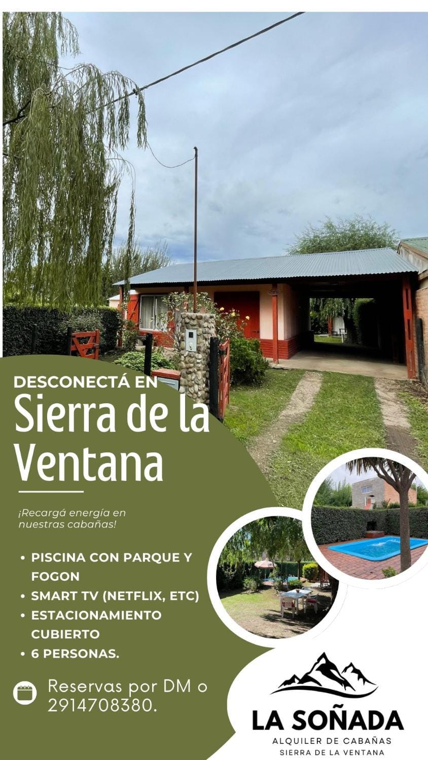 Cabañas La soñada House in Sierra de La Ventana