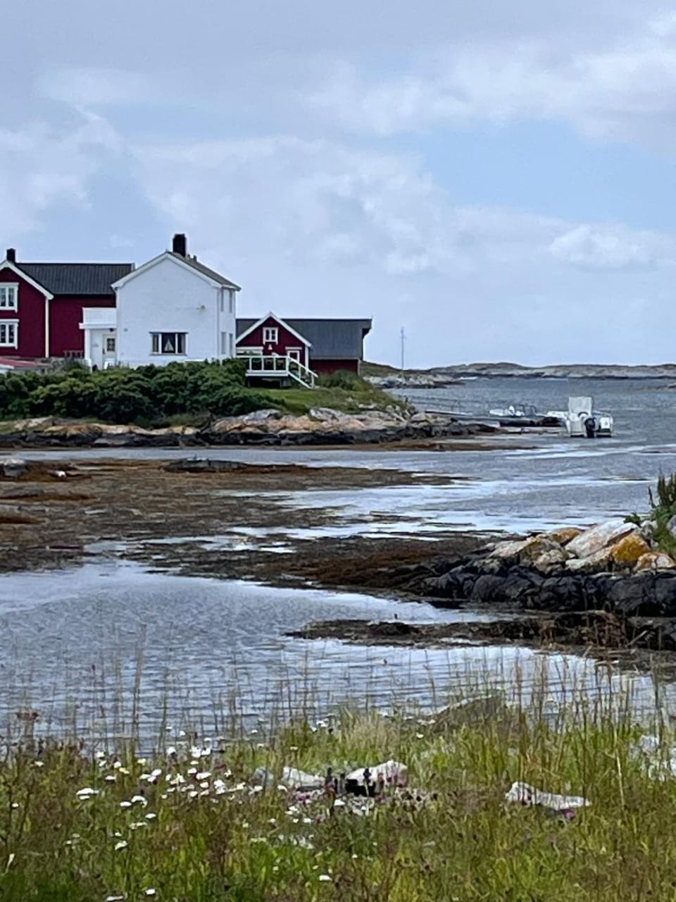 Vacation home with beachfront on Titran House in Trondelag