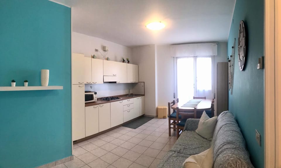 Living room, kitchen