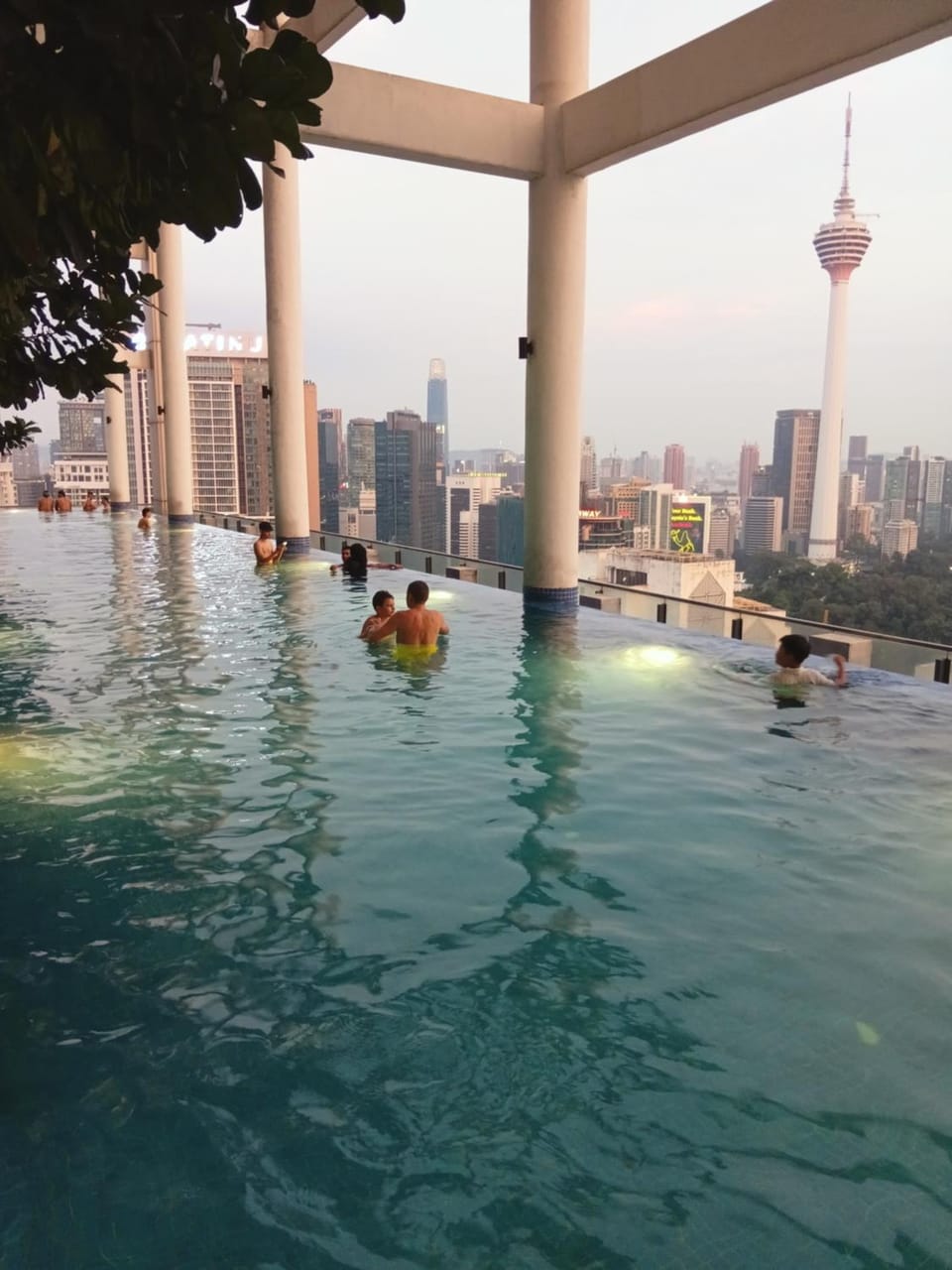 Property building, Nearby landmark, Day, Natural landscape, City view, Pool view, Swimming pool