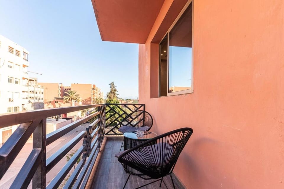 Gueliz Stylish Flat, City Center, Parking Apartment in Marrakesh
