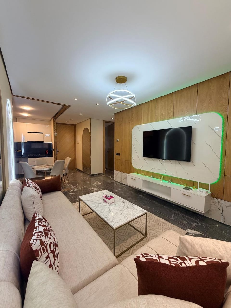 Elite Garden Marrakech Stylish 2BR & Parking Apartment in Marrakesh