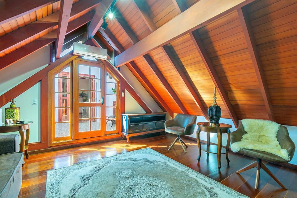 Cobertura Vip | 3 Quartos | Rua Coberta | Lareira Apartment in Gramado