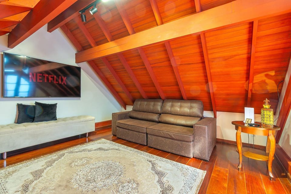 Cobertura Vip | 3 Quartos | Rua Coberta | Lareira Apartment in Gramado