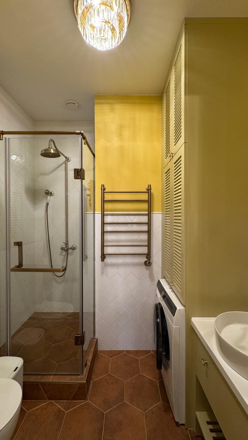 Shower, Bathroom, washing machine