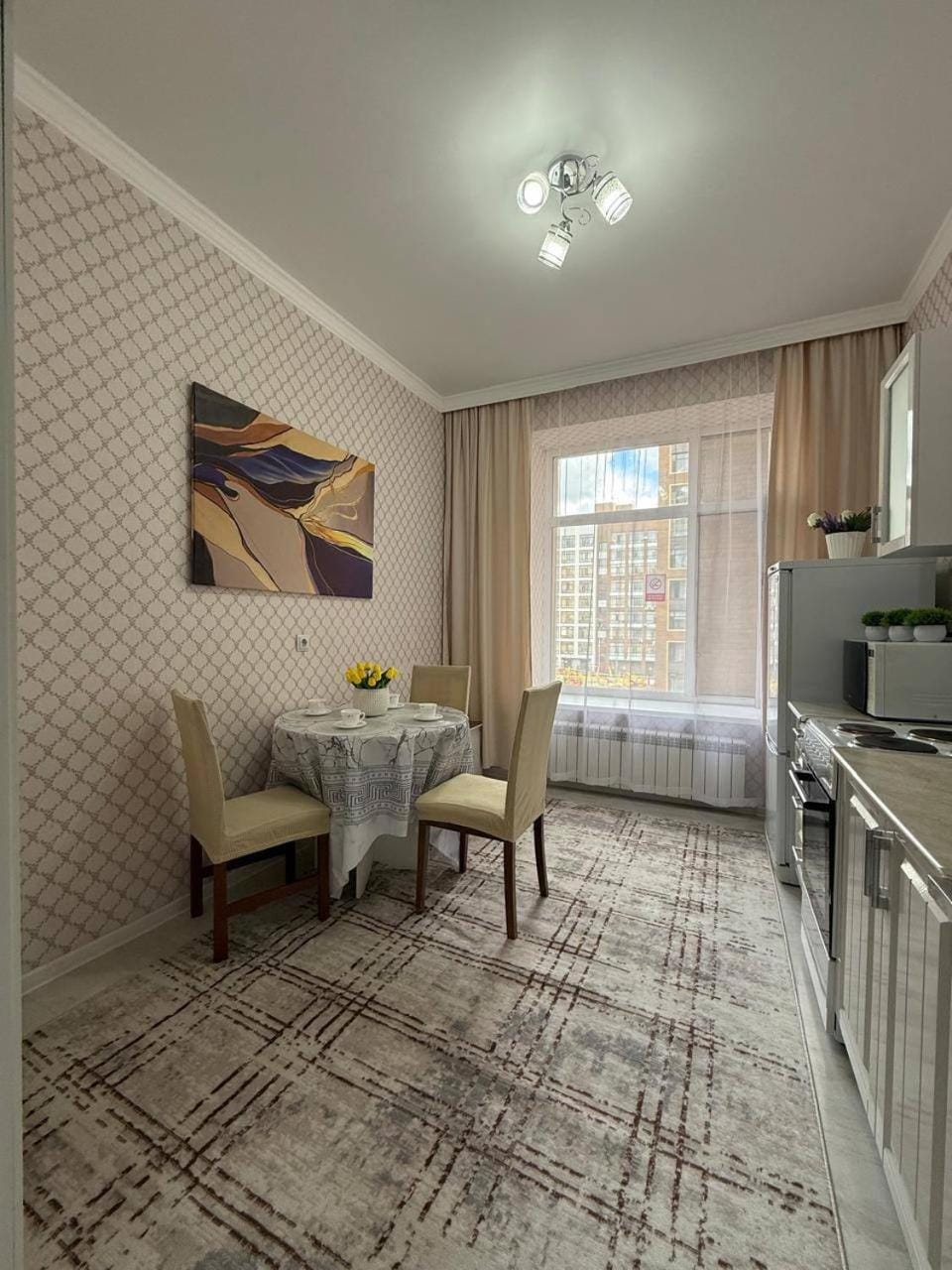 Вместительные апартаменты возле Барыс Арена Apartment in Kazakhstan