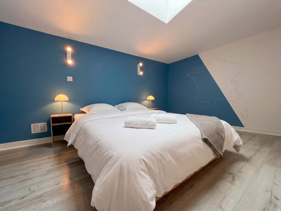 6 guests, Spacious, Free parking Apartment in Reims