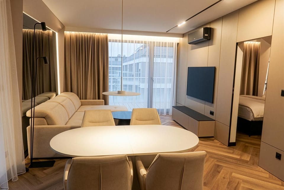 TV and multimedia, Living room, Seating area, air conditioner