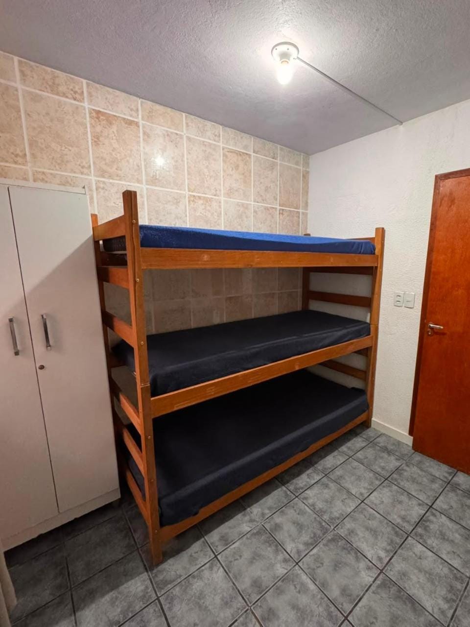 Bedroom, bunk bed, wardrobe