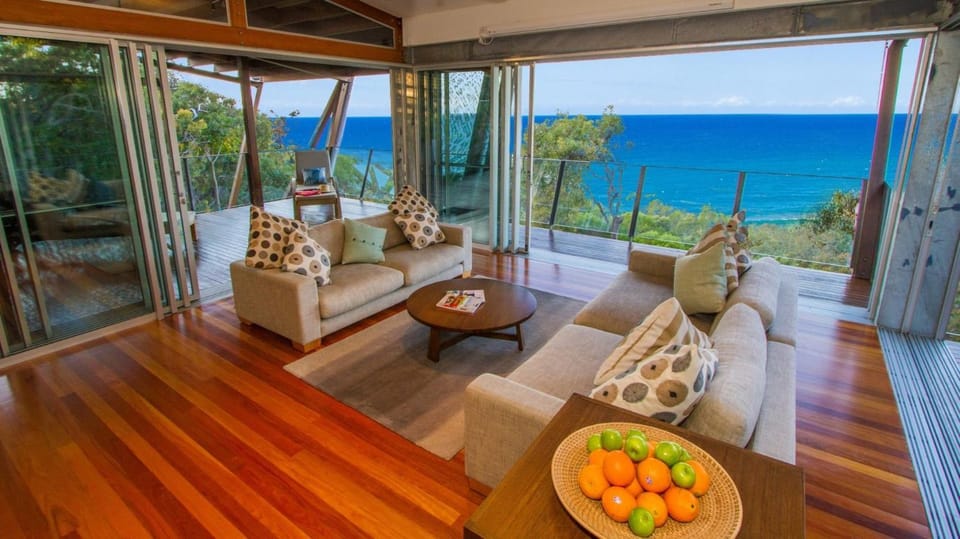 Balcony/Terrace, Living room, Seating area, Sea view