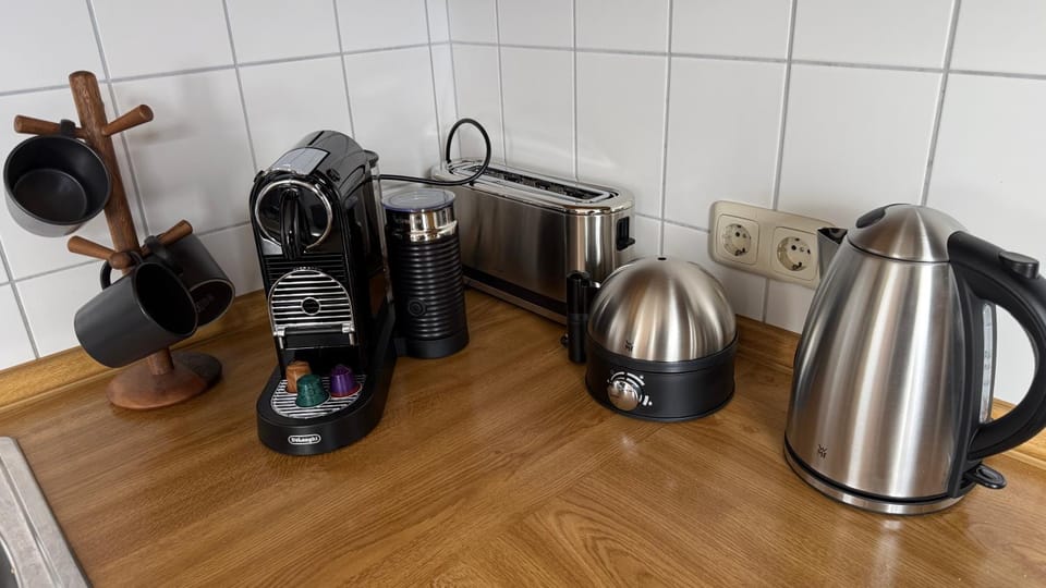 Coffee/tea facilities, Kitchen or kitchenette, toaster