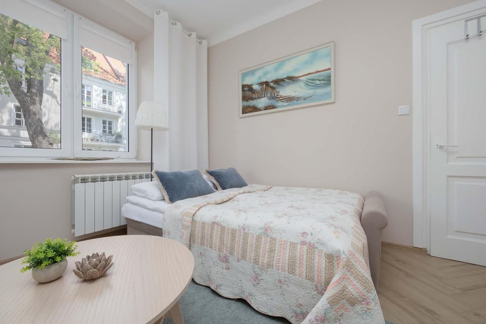 Bed, Living room, Photo of the whole room, Seating area, Bedroom