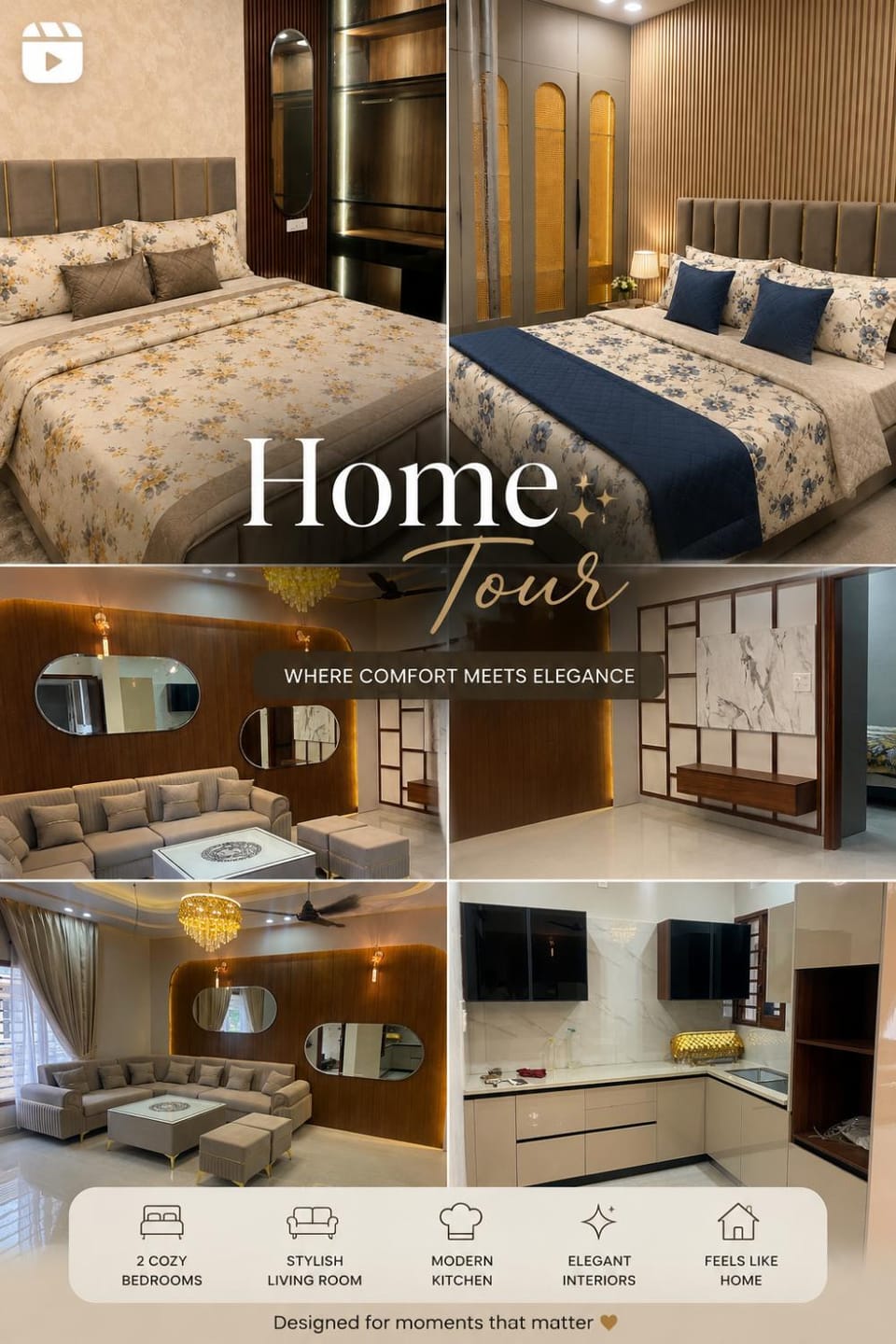 Aura Budget Stay 2BHK Near Chandigarh kharar Apartment in Punjab, India