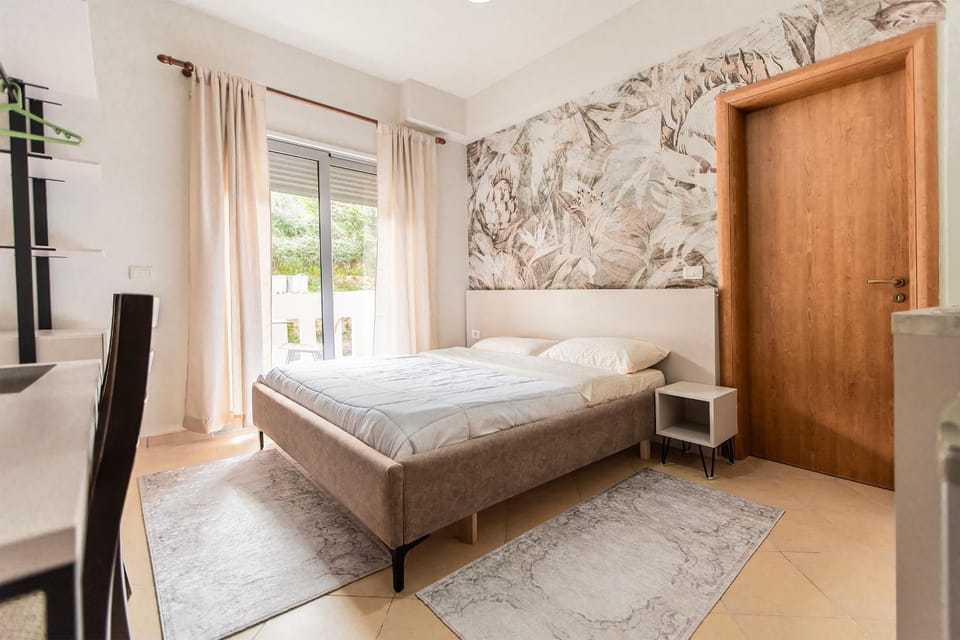 Bed, Photo of the whole room, Bedroom, wardrobe